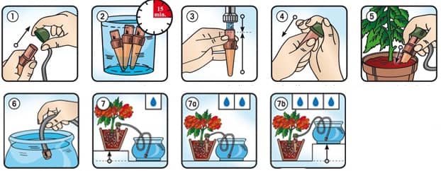 Инструкция по работе с системой автоматического полива растений Bluemat