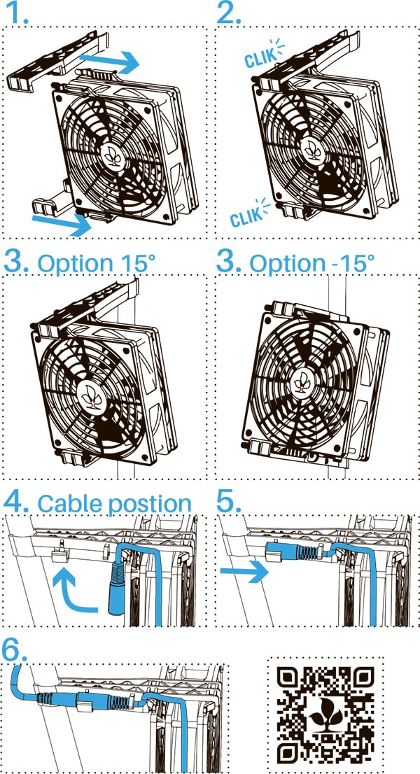     Secret Jardin Monkey Fan 24V 120mm