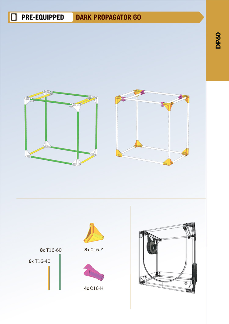    Secret Jardin Dark Propagator 60