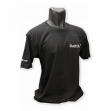 Брендированная черная футболка гроушопа Расток