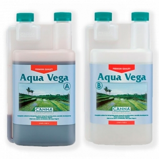 Минеральное удобрение для роста CANNA Aqua Vega A+B 1 литр
